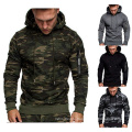 2021 Oversized  Fall/Winter New Large Size Men's Fashion Casual Long Sleeve Pullover Hooded Vests
